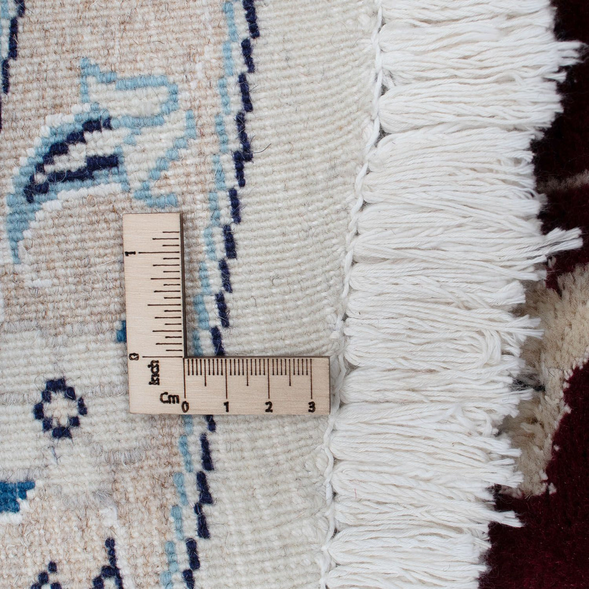 Dywan perski - Nain - Królewski - 250 x 250 cm - ciemna czerwień