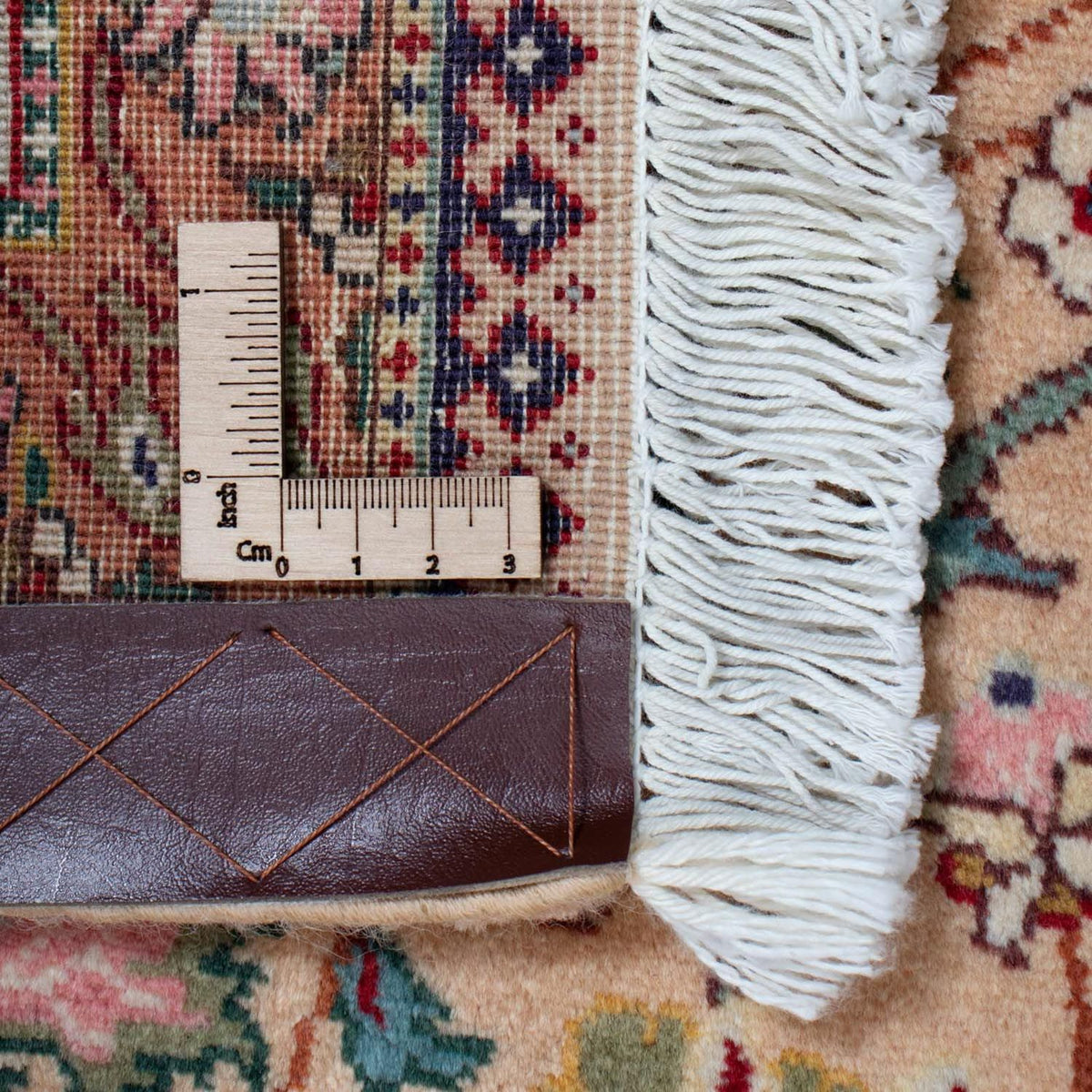 Dywan perski - Tabriz - Królewski - 297 x 195 cm - jasnobrązowy