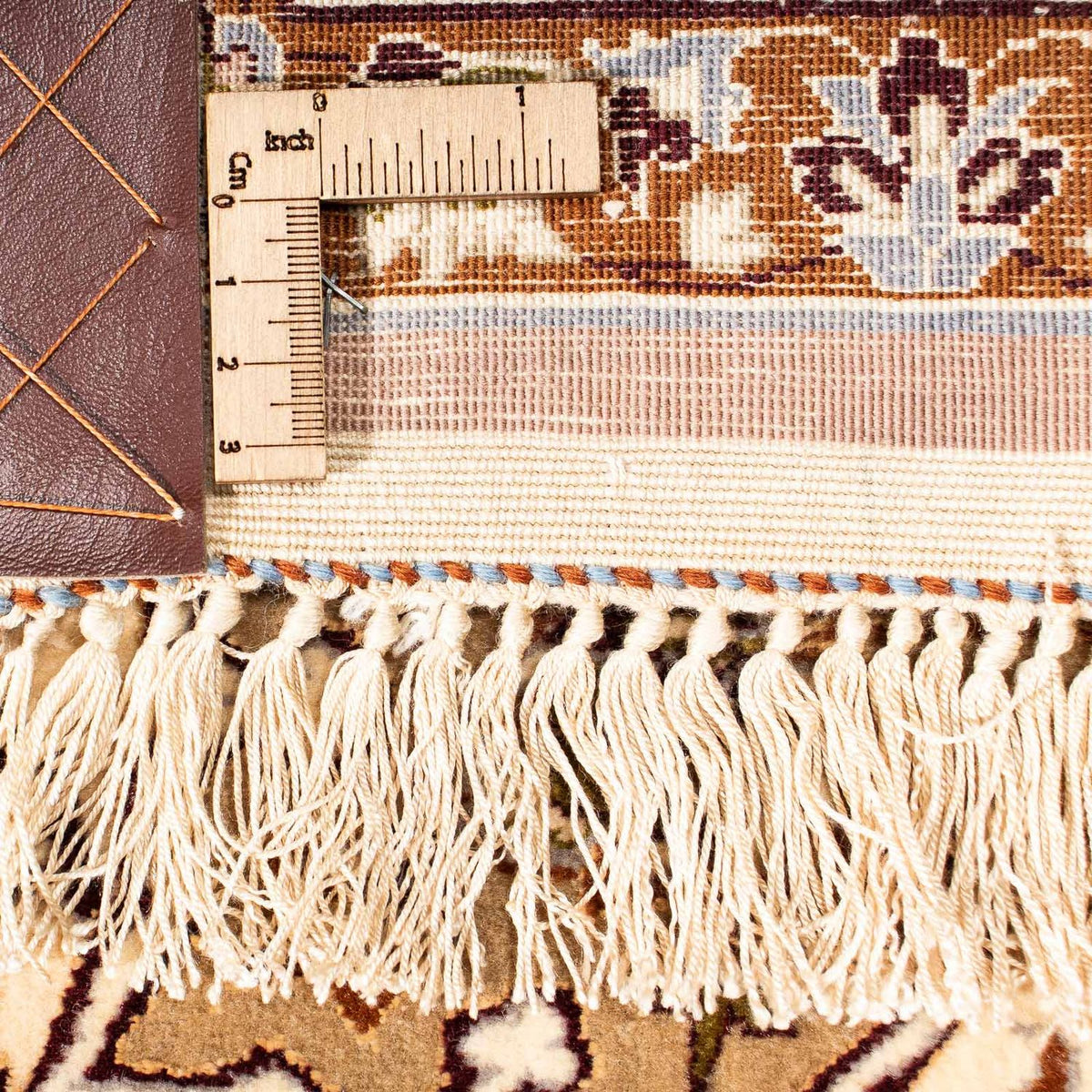 Dywan perski - Isfahan - Premium - 291 x 200 cm - jasnobrązowy