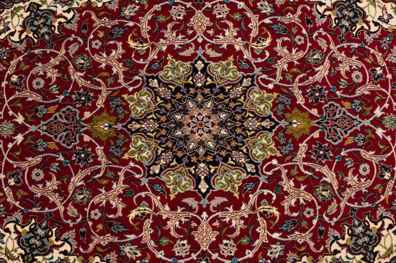 Dywan perski - Isfahan - Premium - 169 x 112 cm - czerwony