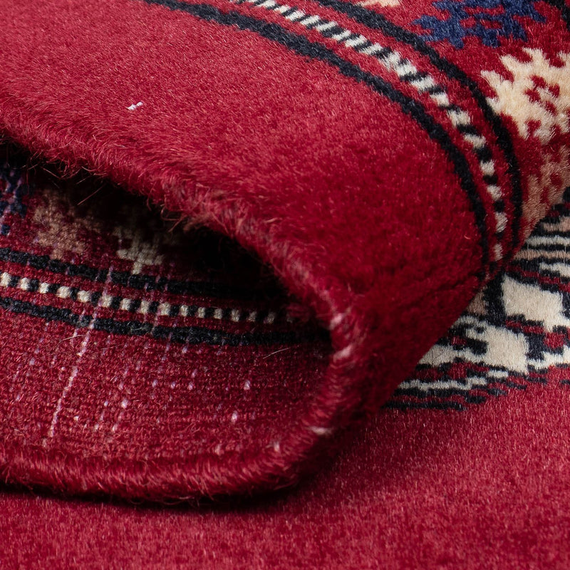 Afgański dywan - Bukhara - 303 x 253 cm - czerwony