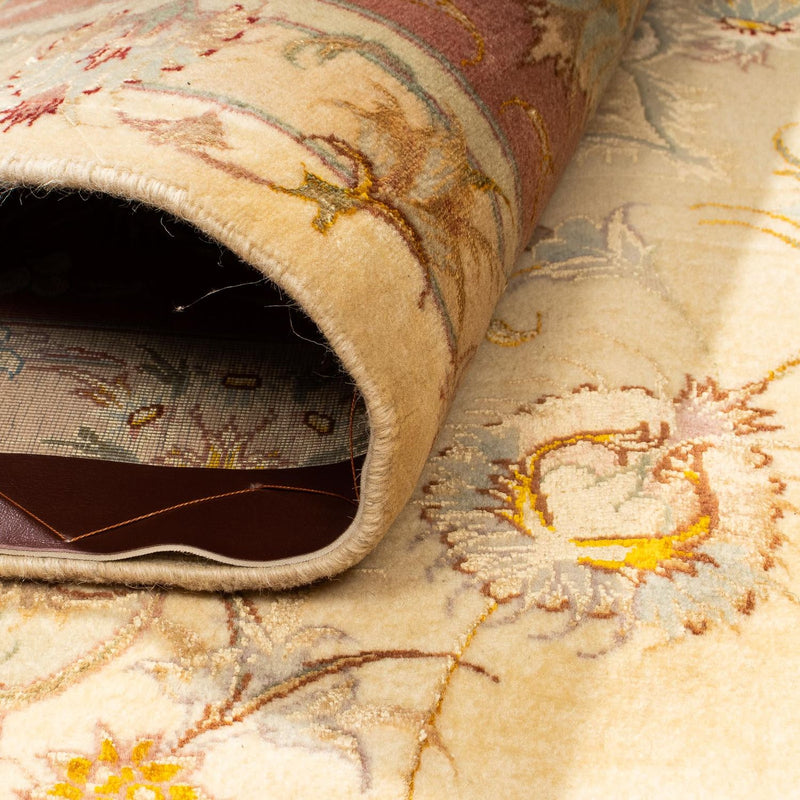 Dywan perski - Tabriz - Królewski - 294 x 203 cm - beżowy