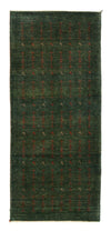 Loribaft Dywan 87x209cm - Perserteppich Wollteppich - Chodnik / Zielona / 87 x 209 cm Chodnik