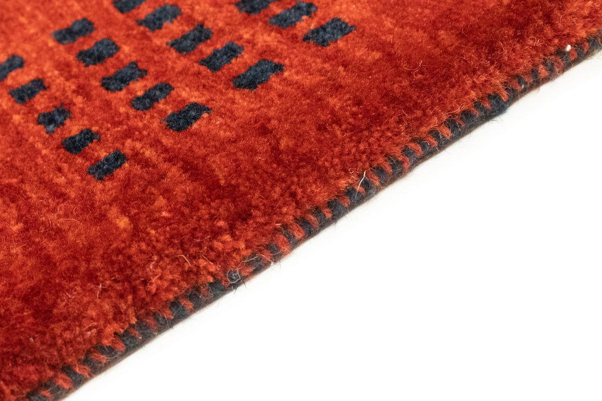 Dywan Gabbeh - Loribaft Perski - 181 x 127 cm - zielona