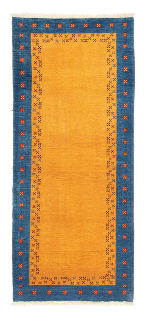 Biegacz Dywan Gabbeh - Loribaft Perski - 214 x 88 cm - wielokolorowy