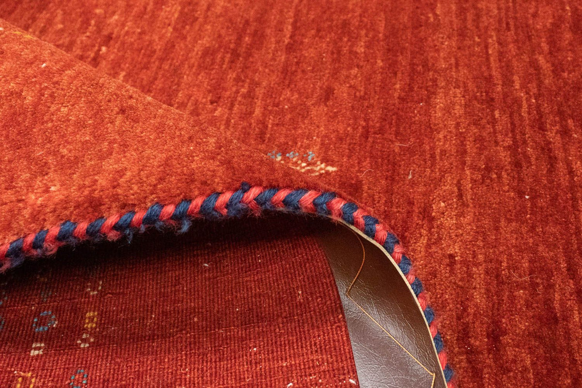 Dywan Gabbeh - Loribaft Perski - 140 x 103 cm - czerwony