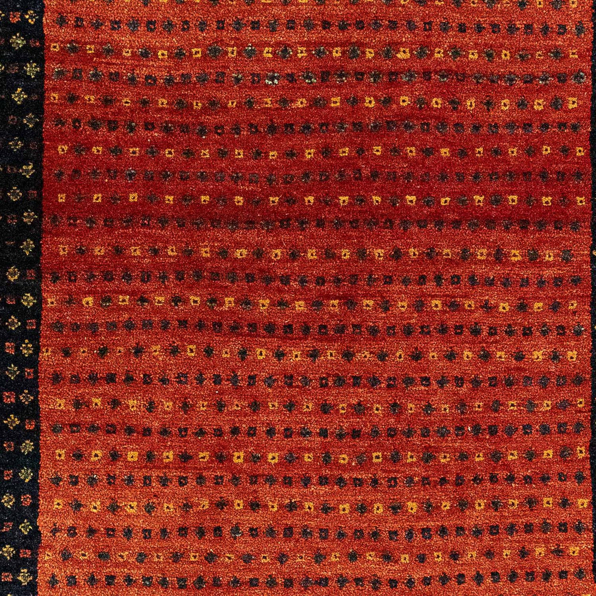 Dywan Gabbeh - Loribaft Perski - 136 x 82 cm - ciemna czerwień