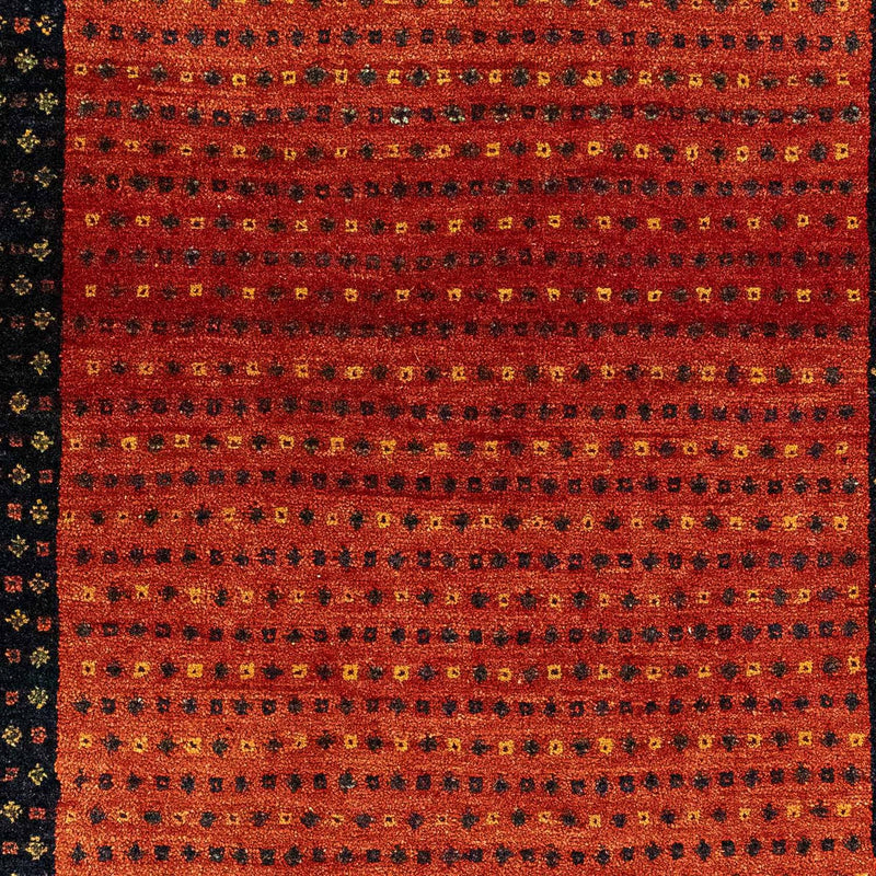Dywan Gabbeh - Loribaft Perski - 136 x 82 cm - ciemna czerwień