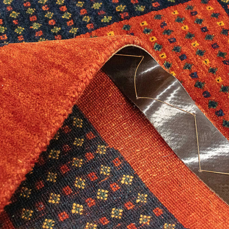 Dywan Gabbeh - Loribaft Perski - 136 x 82 cm - ciemna czerwień