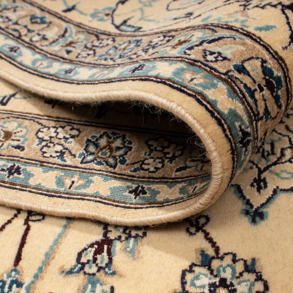 Dywan perski - Nain - 305 x 198 cm - beżowy