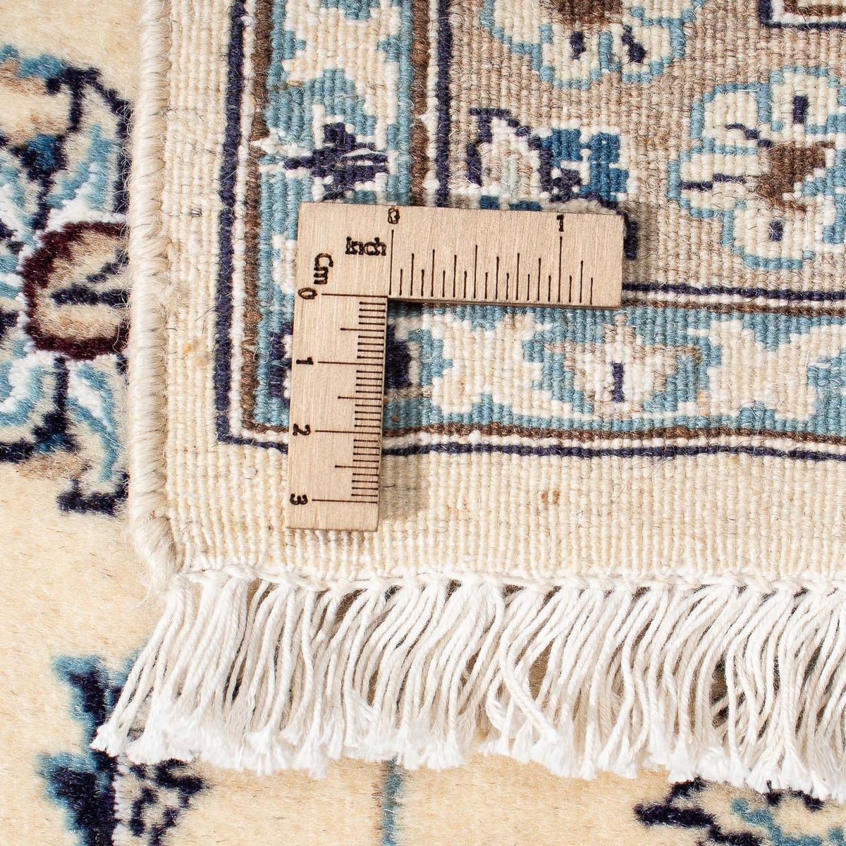 Dywan perski - Nain - 305 x 198 cm - beżowy