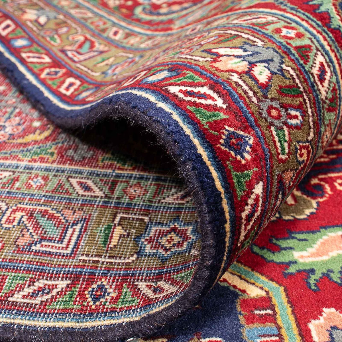 Dywan perski - Tabriz - Królewski - 405 x 305 cm - niebieski