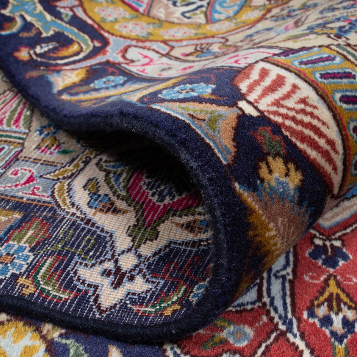 Dywan perski - Klasyczny - 288 x 203 cm - ciemnoniebieski