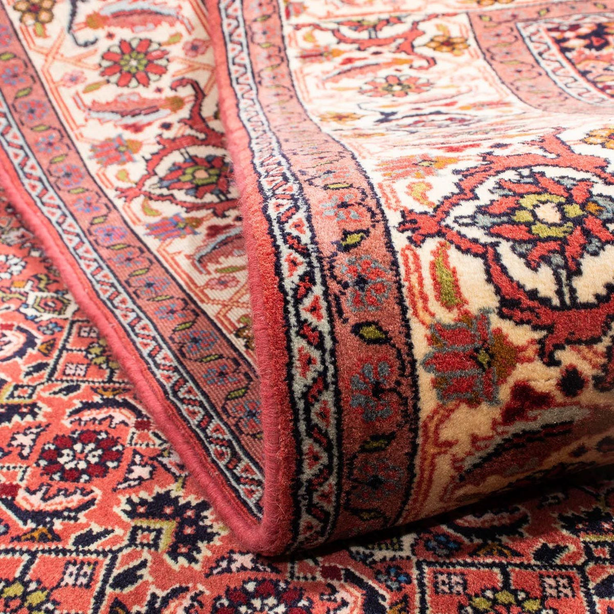 Dywan perski - Bijar - 252 x 173 cm - jasna czerwień