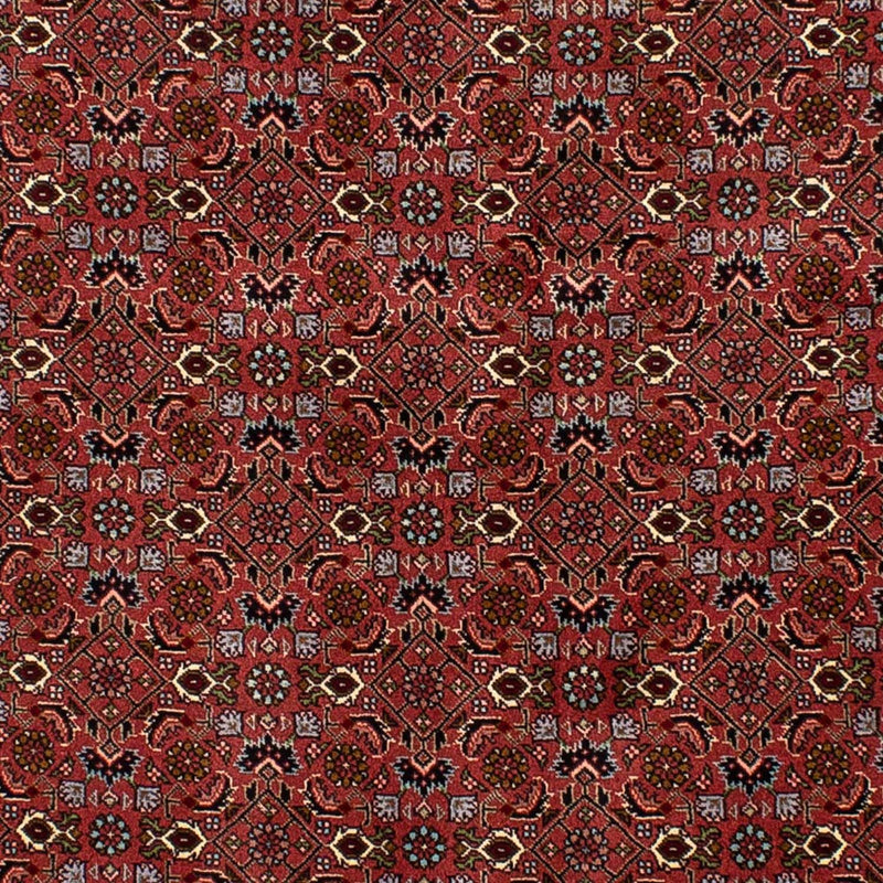 Dywan perski - Bijar - 205 x 136 cm - ciemna czerwień