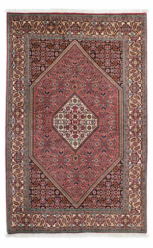 Dywan perski - Bijar - 222 x 138 cm - czerwony