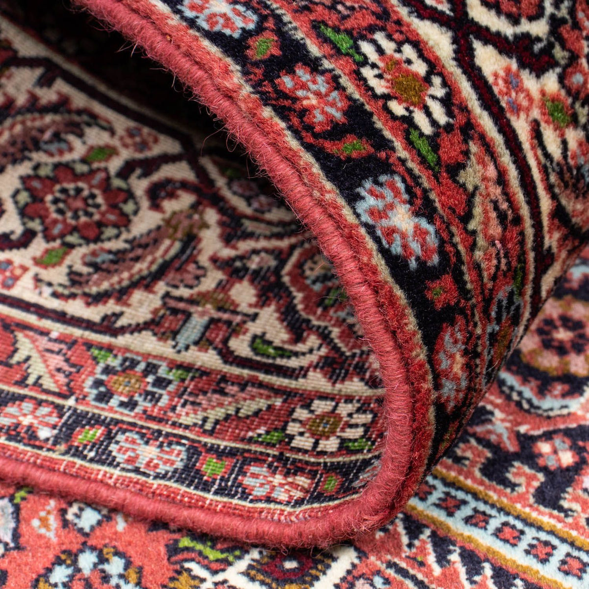 Dywan perski - Bijar - 206 x 136 cm - czerwony