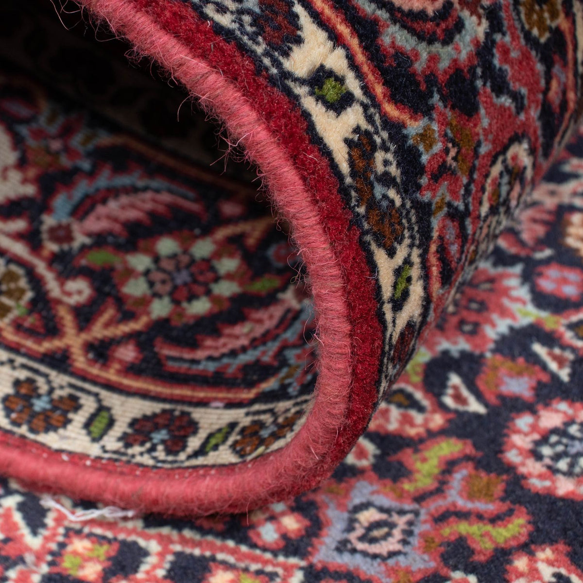 Biegacz Dywan perski - Bijar - 295 x 82 cm - jasna czerwień