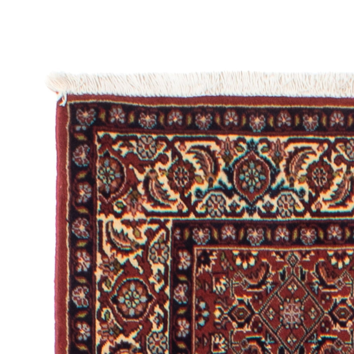 Biegacz Dywan perski - Bijar - 285 x 84 cm - ciemna czerwień