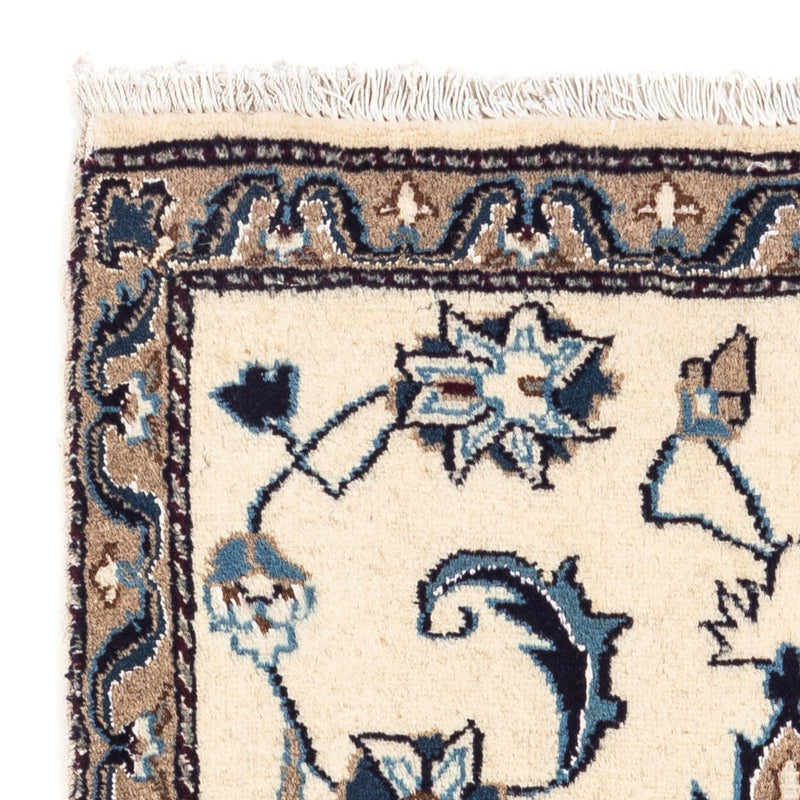 Dywan perski - Nain - 132 x 68 cm - beżowy