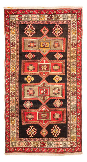 Biegacz Perski dywan - Nomadyczny - 235 x 117 cm - ciemnoniebieski