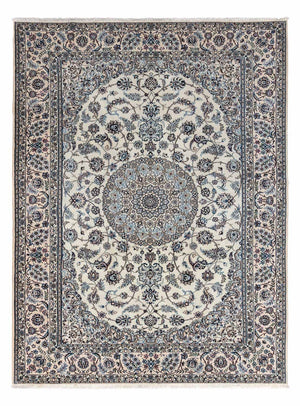 Dywan perski - Nain - Królewski - 348 x 250 cm - srebrny