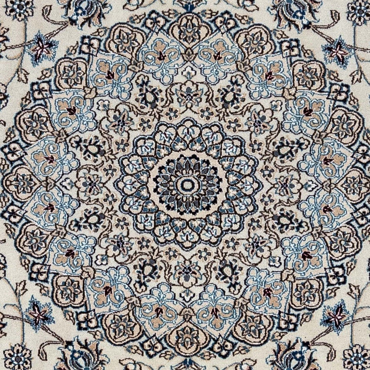 Dywan perski - Nain - Królewski - 348 x 250 cm - srebrny