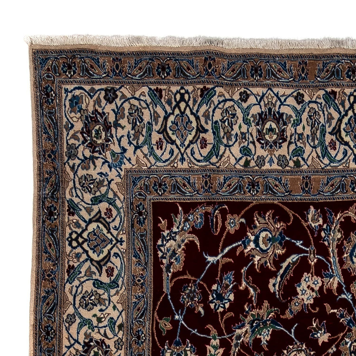 Dywan perski - Nain - Królewski - 340 x 190 cm - czarny