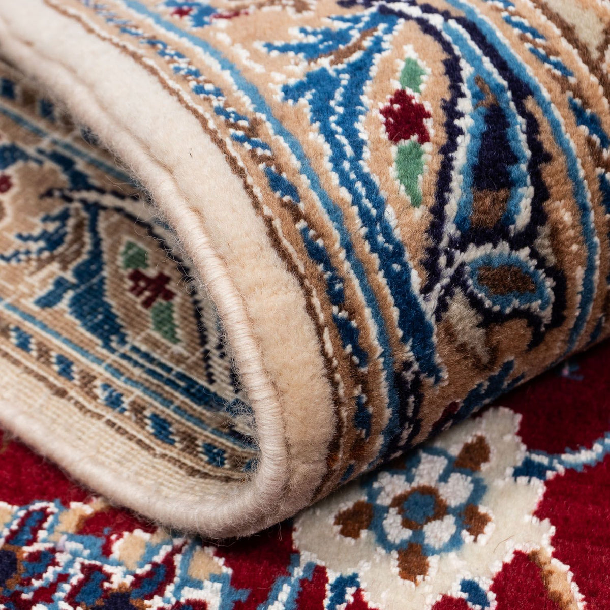 Dywan perski - Nain - Królewski - 340 x 190 cm - czarny