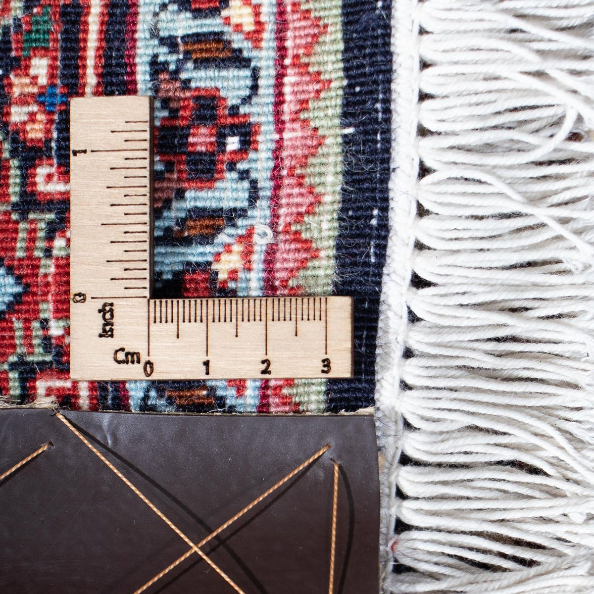 Biegacz Dywan perski - Bijar - 215 x 80 cm - niebieski