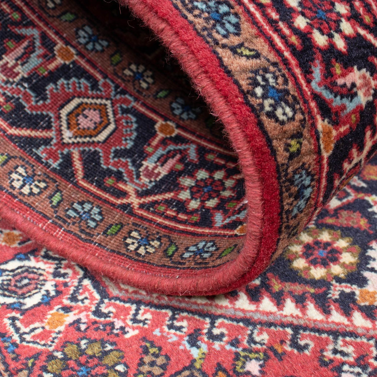 Biegacz Dywan perski - Bijar - 305 x 82 cm - jasna czerwień