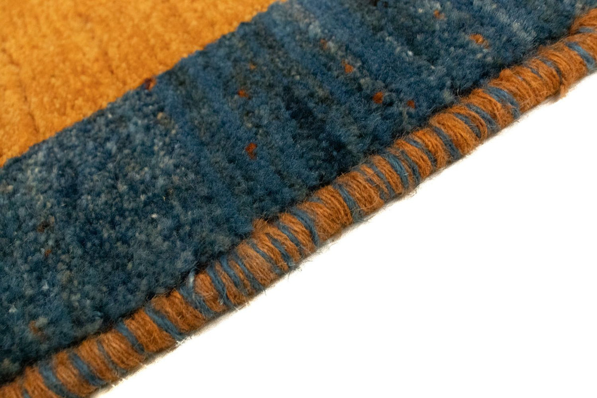 Dywan Gabbeh - perski - 85 x 64 cm - złoto