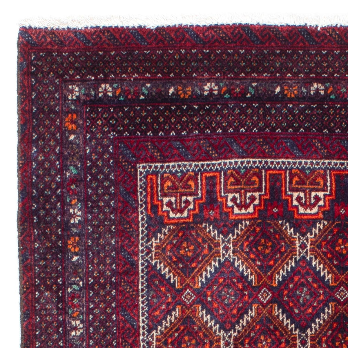 Dywan beludżycki - 165 x 95 cm - ciemna czerwień