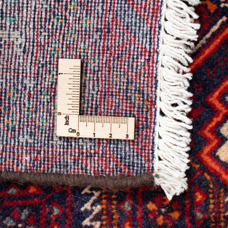 Dywan beludżycki - 165 x 95 cm - ciemna czerwień