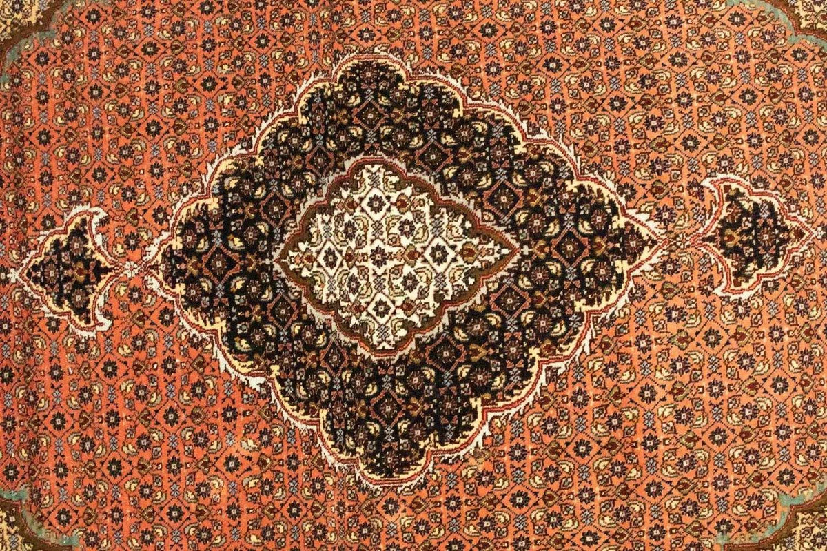 Dywan perski - Tabriz - Królewski - 155 x 107 cm - rdza