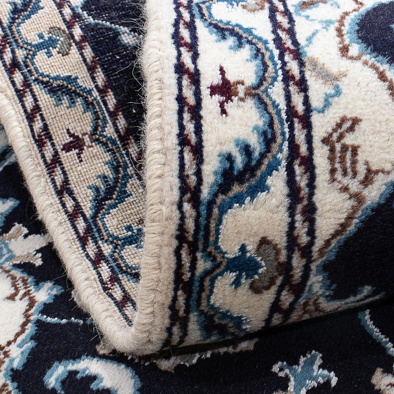 Dywan perski - Nain - 140 x 87 cm - ciemnoniebieski