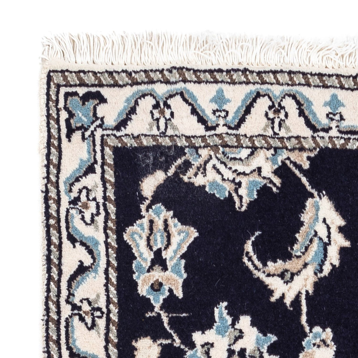 Dywan perski - Nain - 142 x 66 cm - ciemnoniebieski