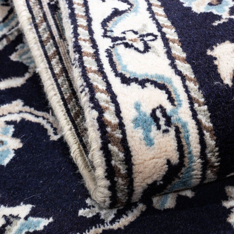 Dywan perski - Nain - 142 x 66 cm - ciemnoniebieski