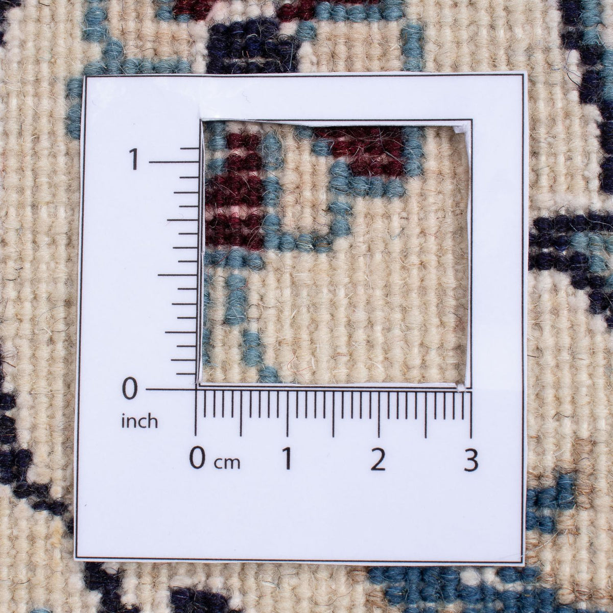 Dywan perski - Nain kwadratowy  - 200 x 196 cm - ciemnoniebieski