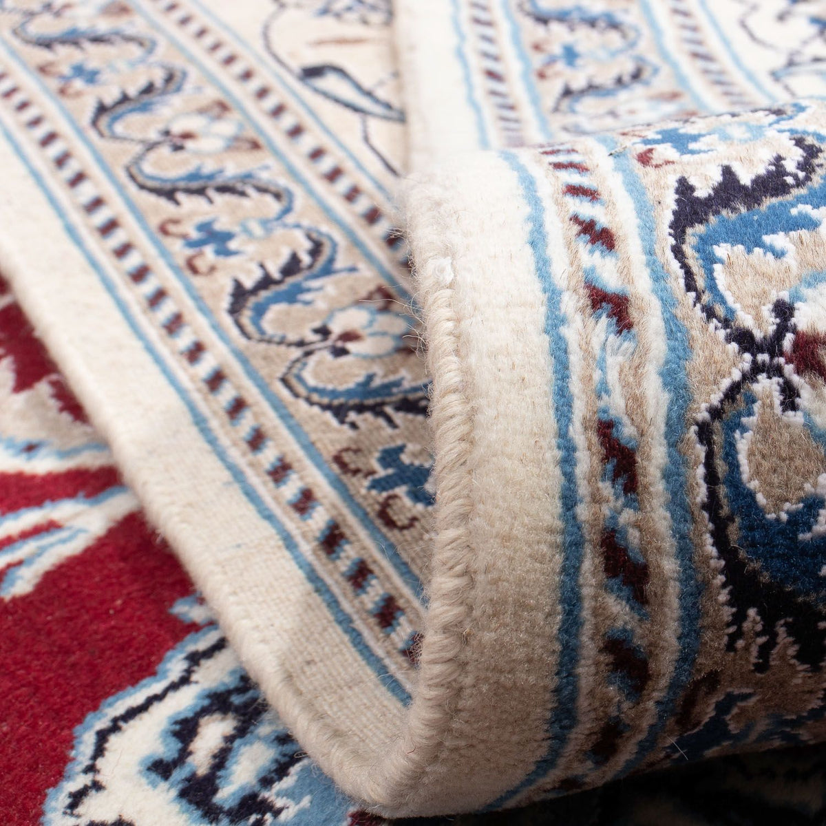 Dywan perski - Nain - 318 x 246 cm - ciemna czerwień