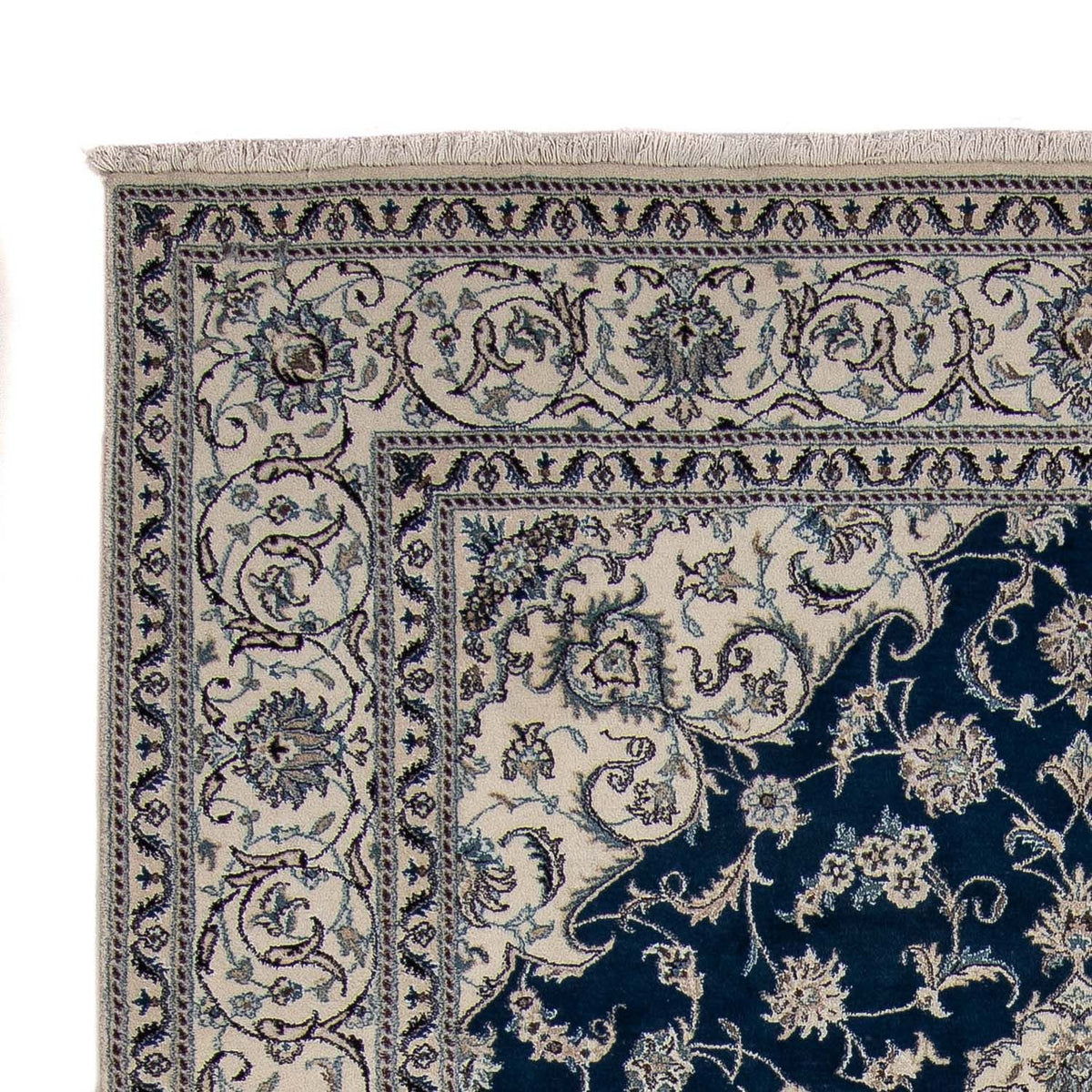 Dywan perski - Nain - 345 x 244 cm - ciemnoniebieski