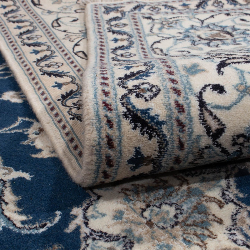 Dywan perski - Nain - 345 x 244 cm - ciemnoniebieski