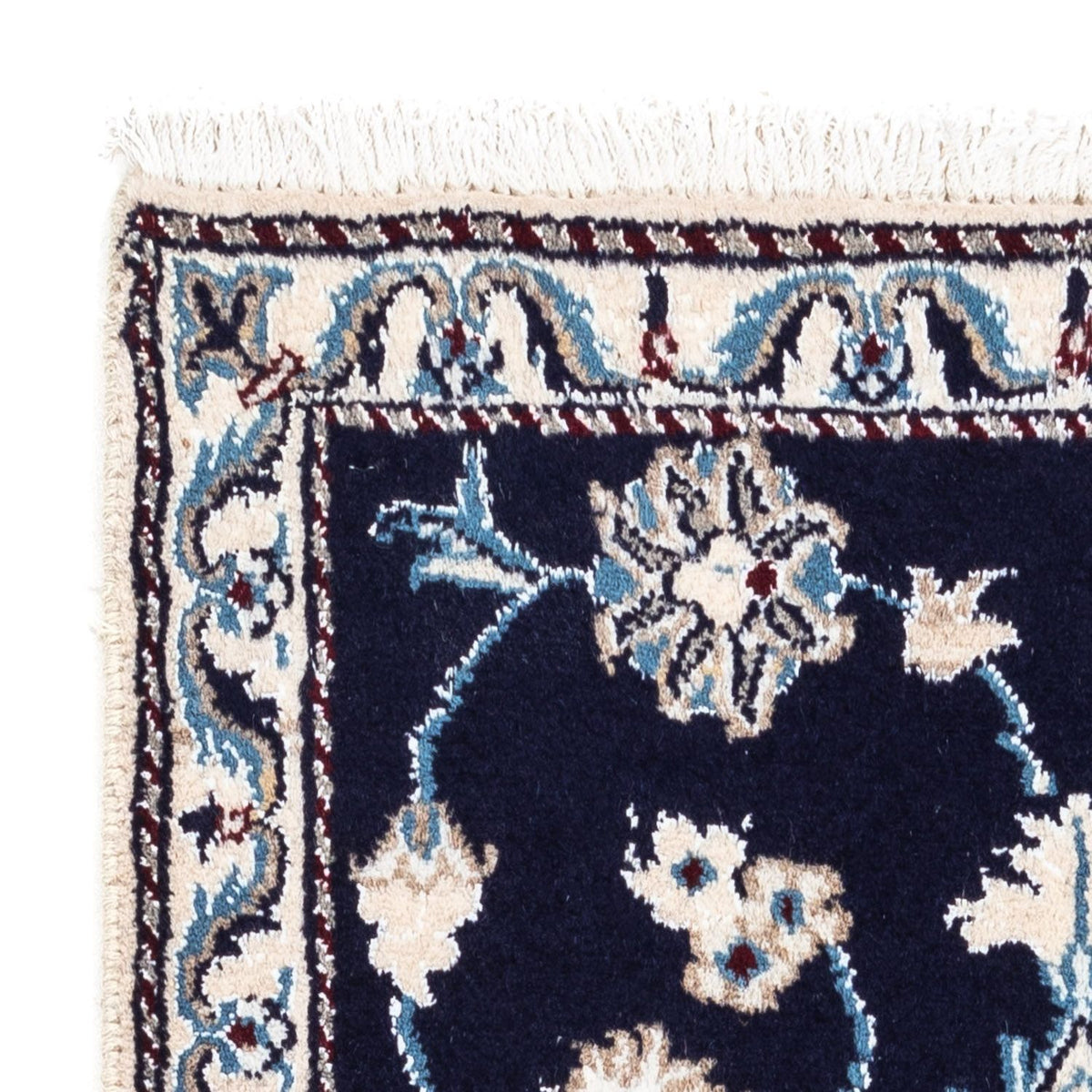 Dywan perski - Nain - 141 x 67 cm - ciemnoniebieski