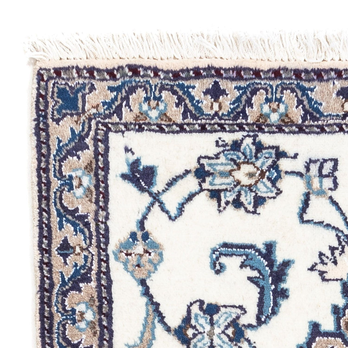 Dywan perski - Nain - 131 x 67 cm - beżowy