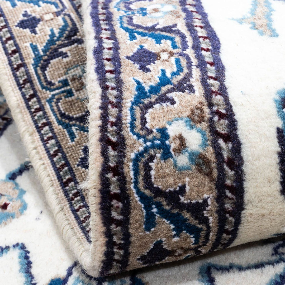 Dywan perski - Nain - 131 x 67 cm - beżowy