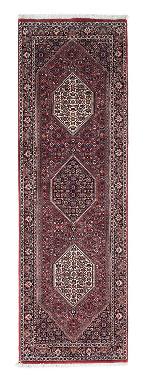 Biegacz Dywan perski - Bijar - 225 x 72 cm - czerwony