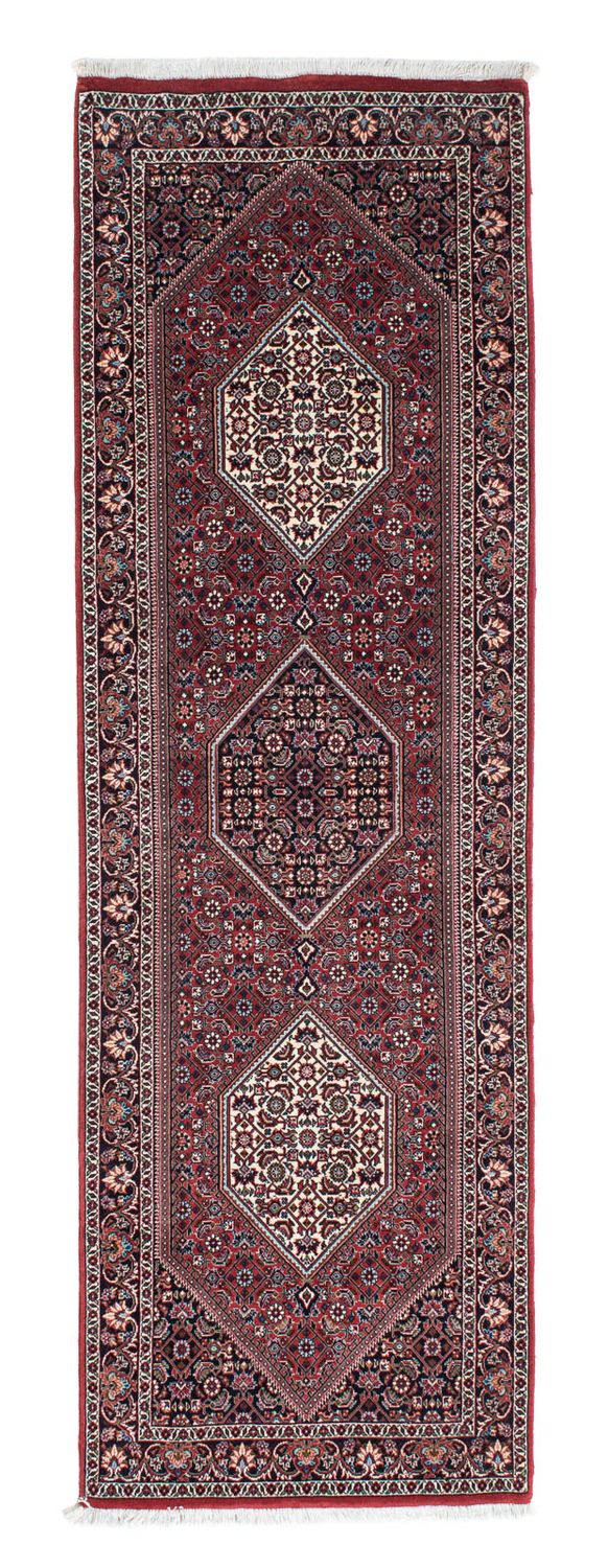 Biegacz Dywan perski - Bijar - 225 x 72 cm - czerwony