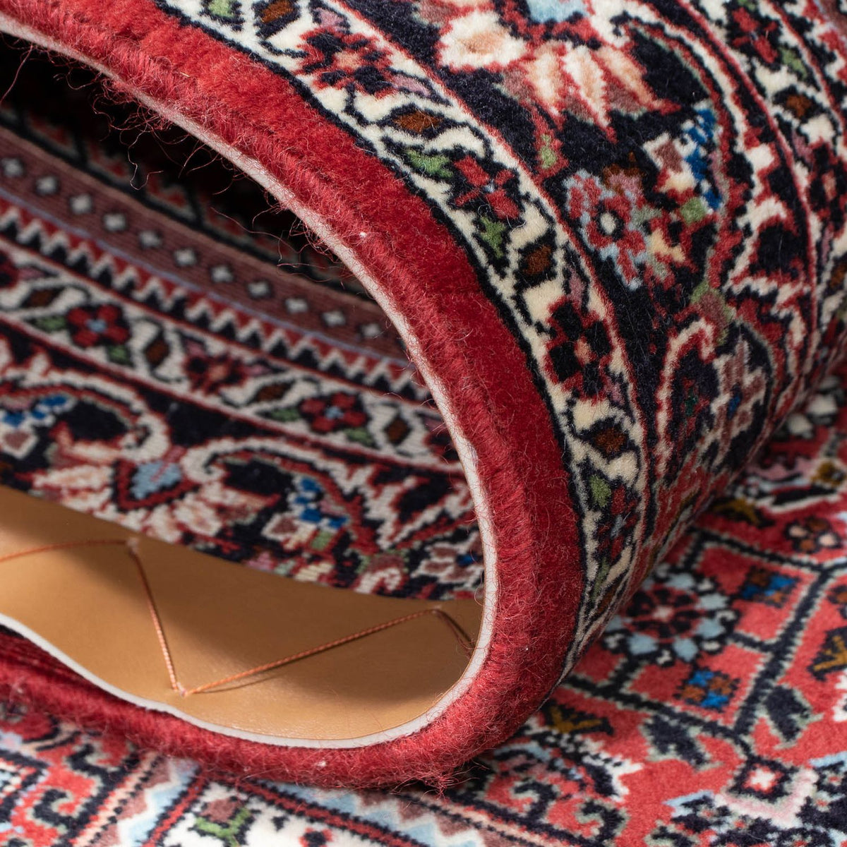 Biegacz Dywan perski - Bijar - 225 x 72 cm - czerwony