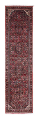 Biegacz Dywan perski - Bijar - 324 x 83 cm - czerwony