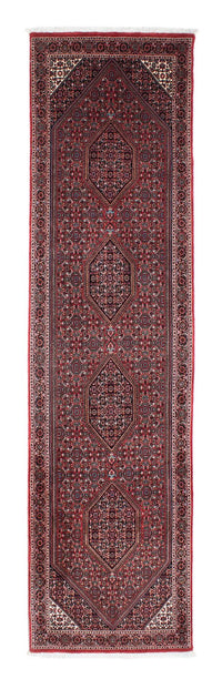 Biegacz Dywan perski - Bijar - 324 x 83 cm - czerwony